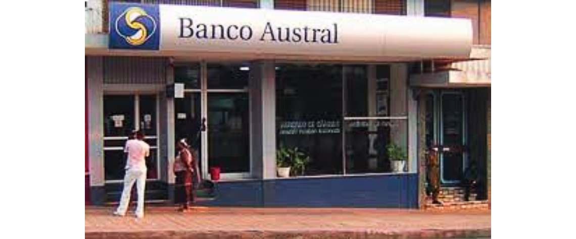 Governo voltou a não cobrar crédito malparado do ex-Banco Austral