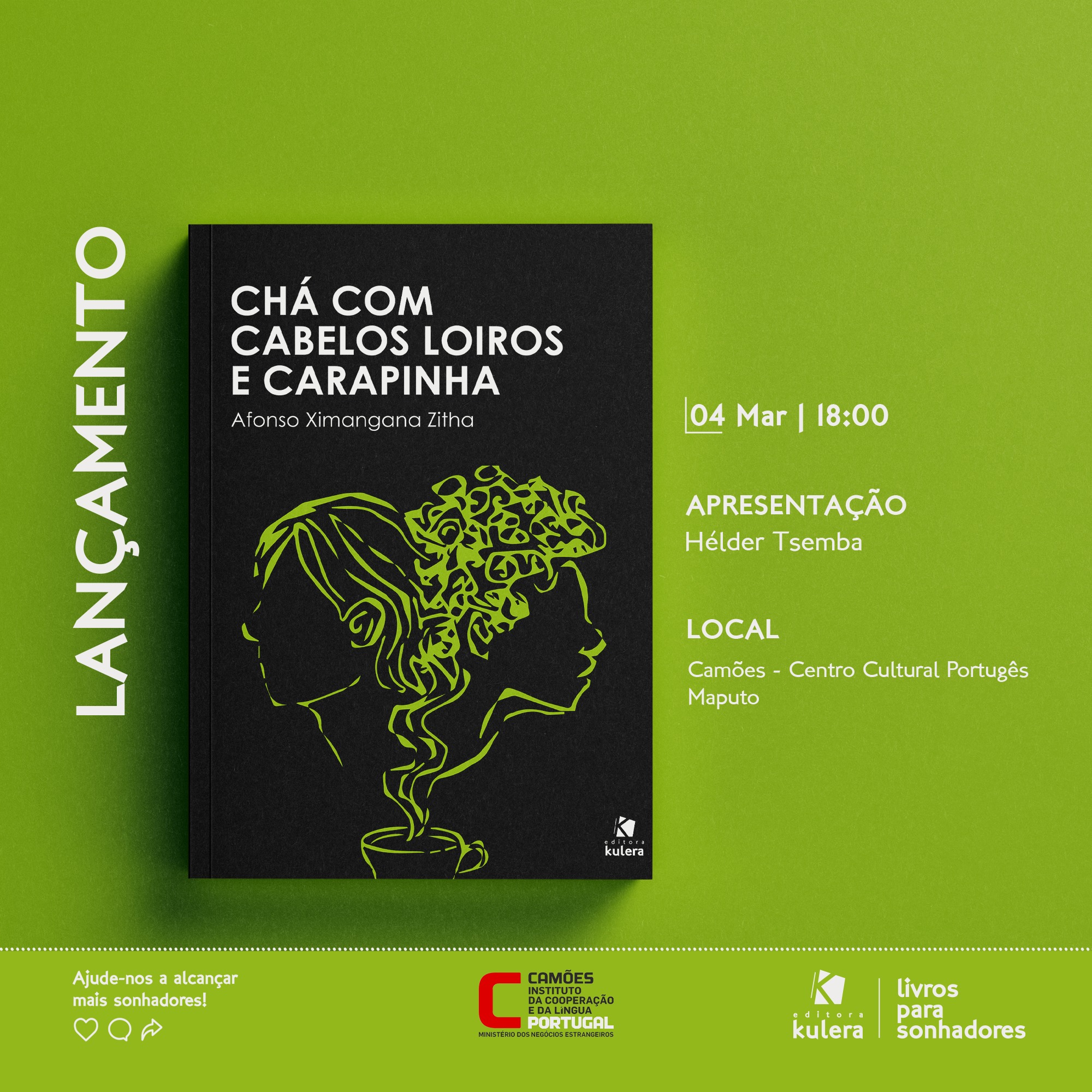 Literatura: Chá com cabelos loiros e carapinha