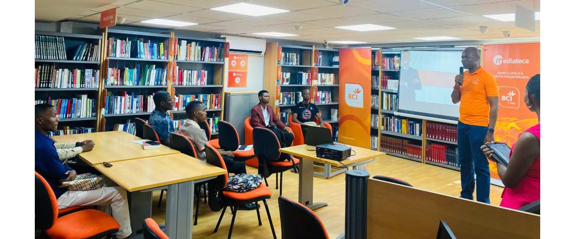 Na Mediateca do BCI em Nampula: Palestra destaca inteligência financeira e empreendedorismo
