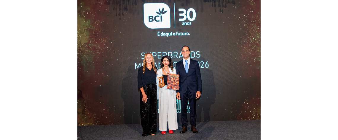 BCI distinguido como Superbrand Moçambique 2026