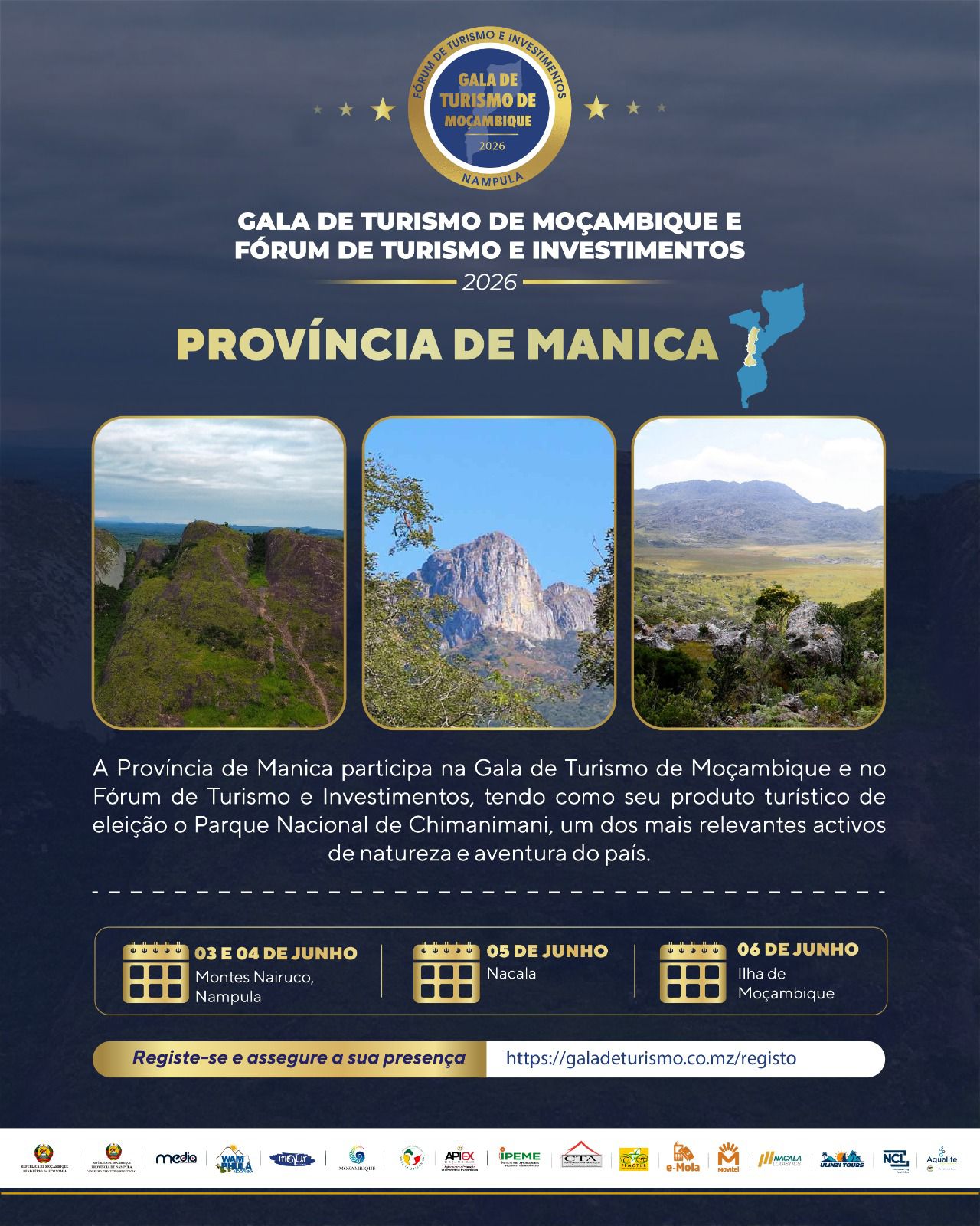 Manica apresenta Chimanimani como referência do turismo de montanha e aventura em Moçambique