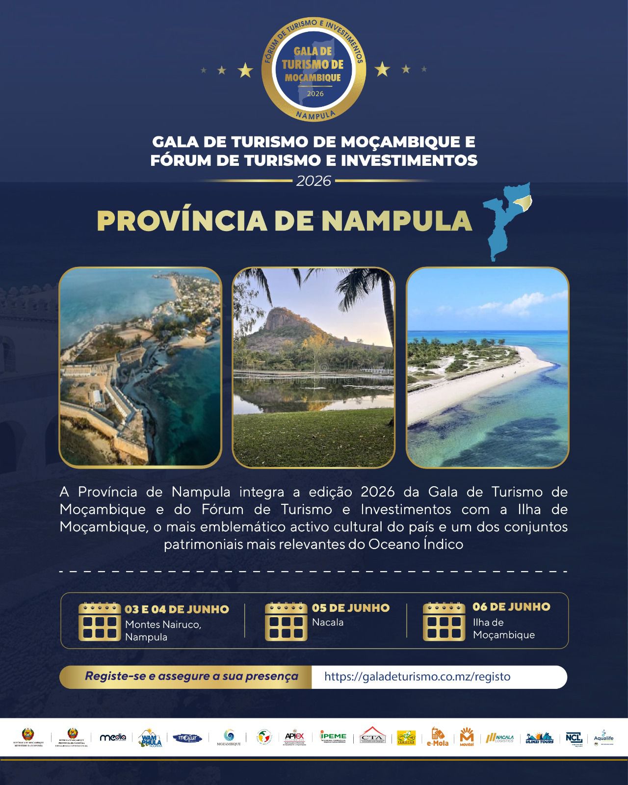 Nampula apresenta a Ilha de Moçambique como referência do turismo cultural e patrimonial do Oceano Índico
