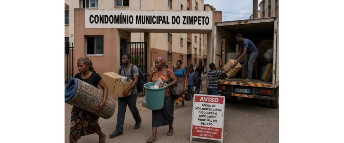 Município de Maputo promete accionar força policial para desocupação das casas do Zimpeto