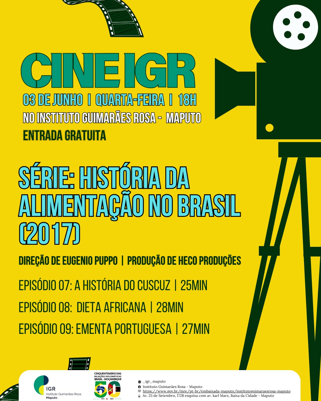 Cinema: História da alimentação no Brasil