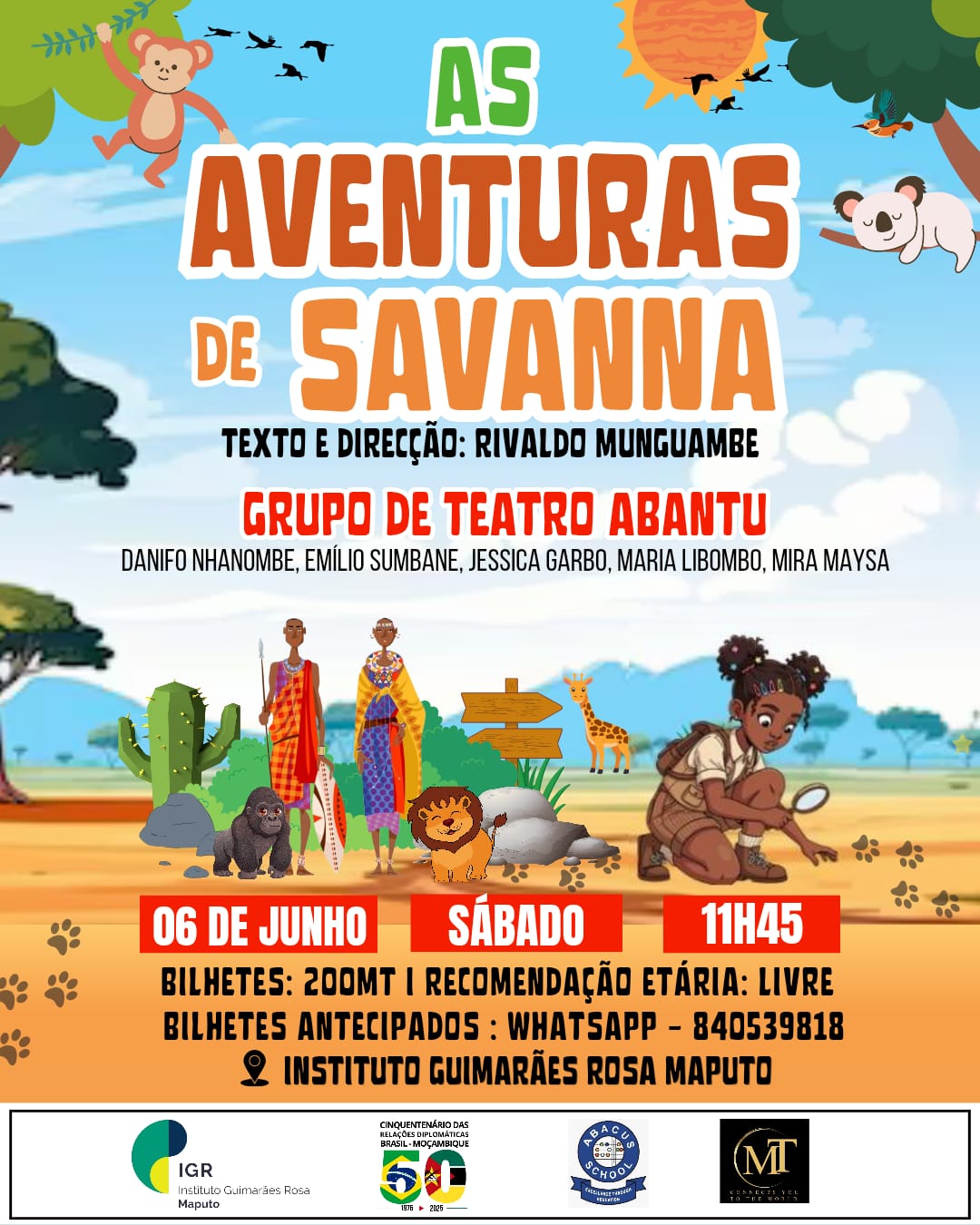 Teatro: As aventuras de savanna