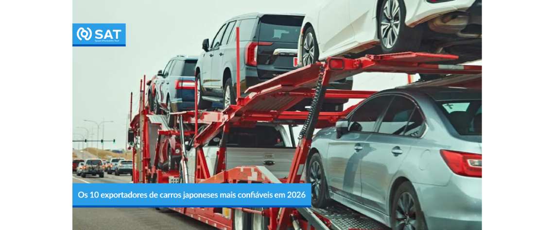 Os 10 Exportadores de Carros do Japão Mais Fiáveis em 2026