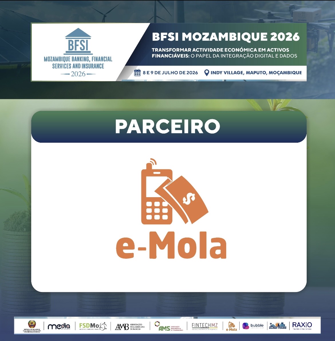 E-Mola Leva ao BFSI Mozambique 2026 o Debate Sobre Inclusão Financeira Digital e Escala Económica