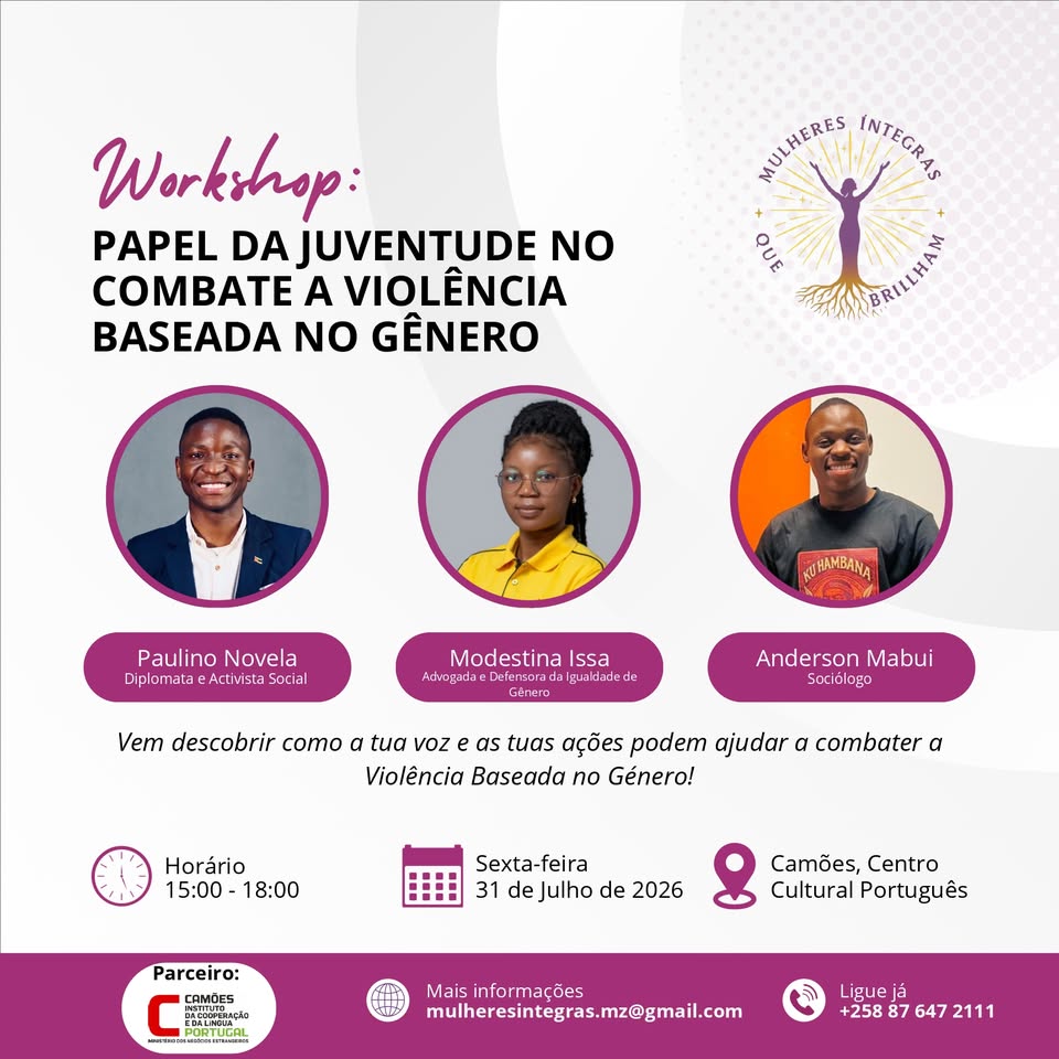 Workshop: Papel da Juventude no combate à violência baseada no género