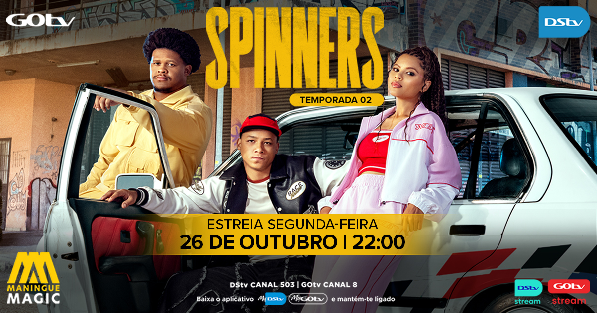 A segunda temporada de Spinners chega ao Maningue Magic com mais velocidade, rivalidades e adrenalina em Outubro