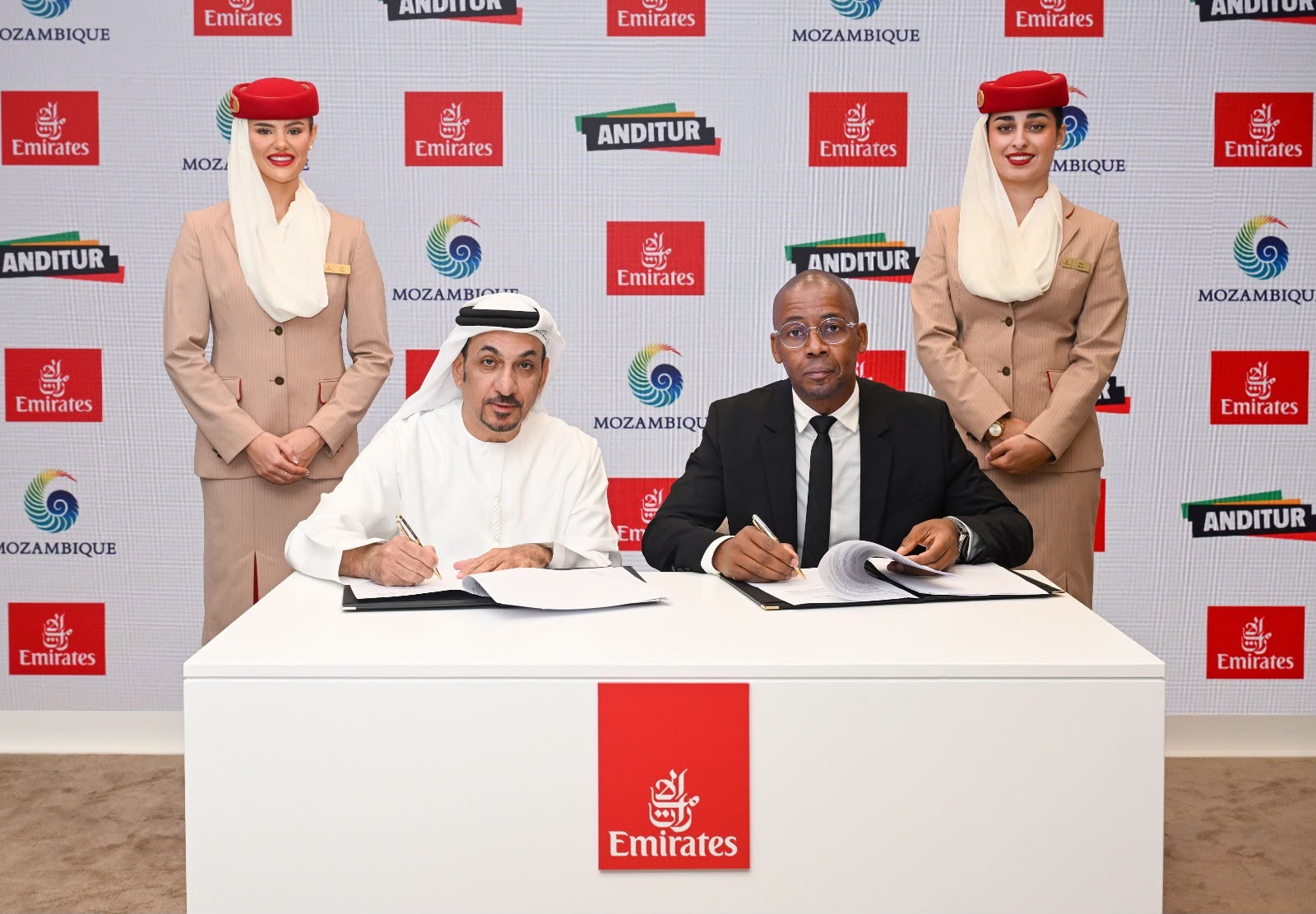 A Emirates assina um memorando de entendimento com a Agência Nacional de Desenvolvimento Turístico e Investimento de Moçambique, um Fundo Público, com o objectivo de impulsionar o turismo internacional