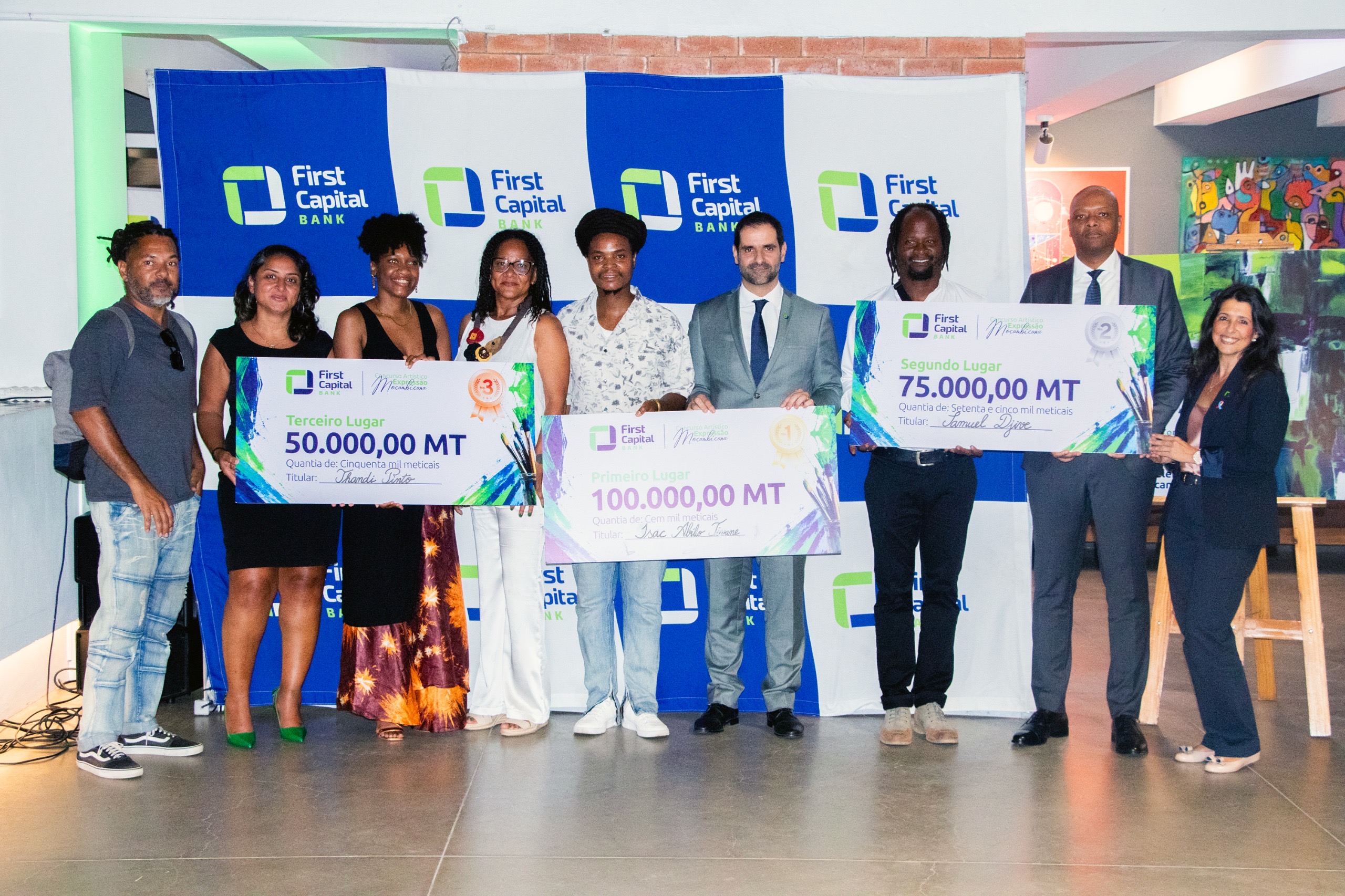 First Capital Bank Distingue Artistas e Valoriza a Arte Moçambicana